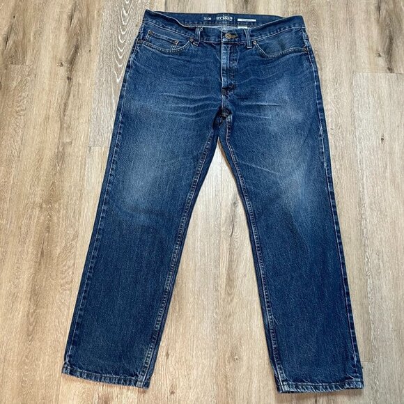 Urban Pipeline Jeans Men’s 36 X 30 Regular Fit Straight Leg Blue Med Wash Denim - Picture 1 of 14